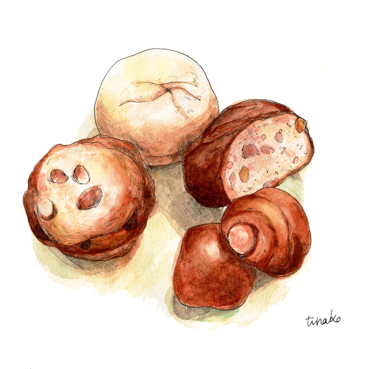美味しいが伝わる食べ物イラストを描きます 挿絵やメニュー表にピッタリのイラストを描きます！ イメージ4