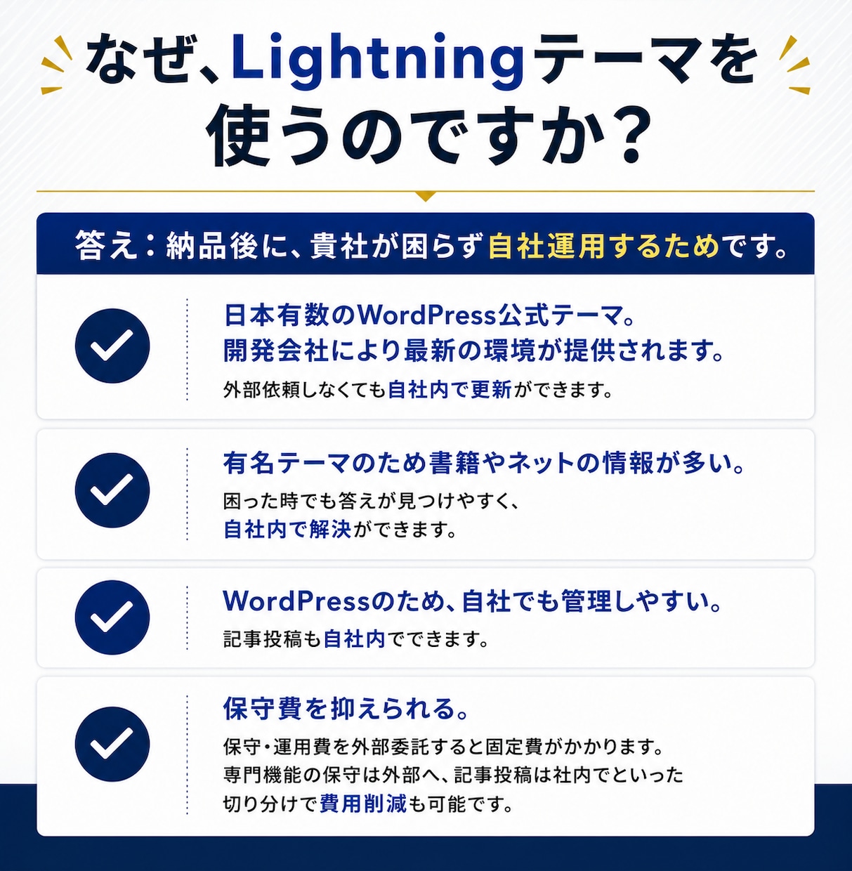 WordPressで使いやすいホームページ作ります ココナラ実績60件超! スマホ対策/ブログ機能/自社簡単更新 イメージ6