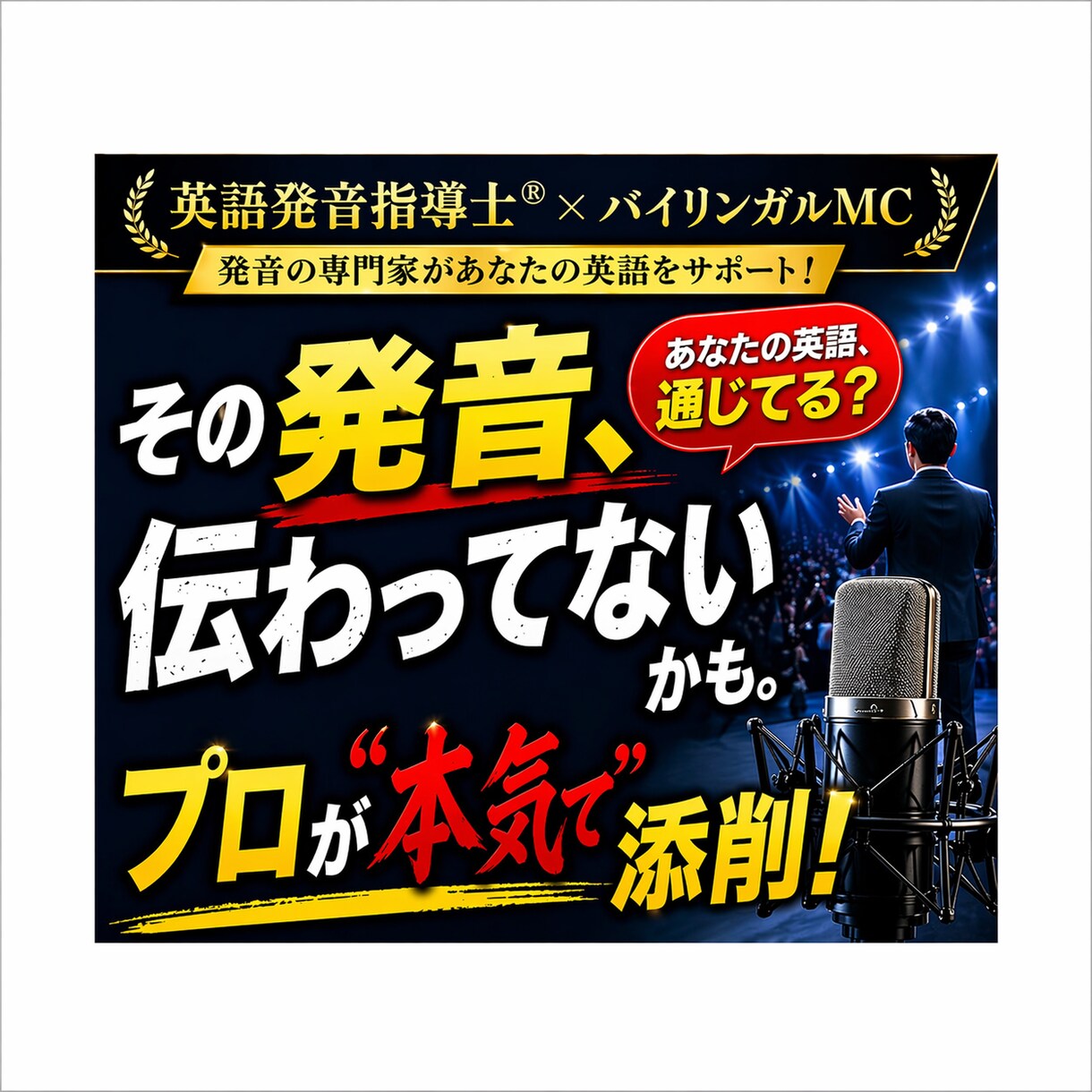英語発音指導士®︎があなたの発音を添削します 日本人が苦手な発音を熟知！フィードバック×模範音声 イメージ1