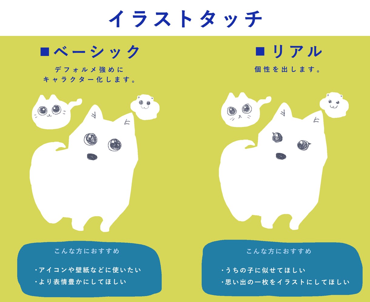 動物をやさしいタッチで絵にします アイコン、壁紙、ギフトにも！家族を愛いっぱいのイラストに。 イメージ2