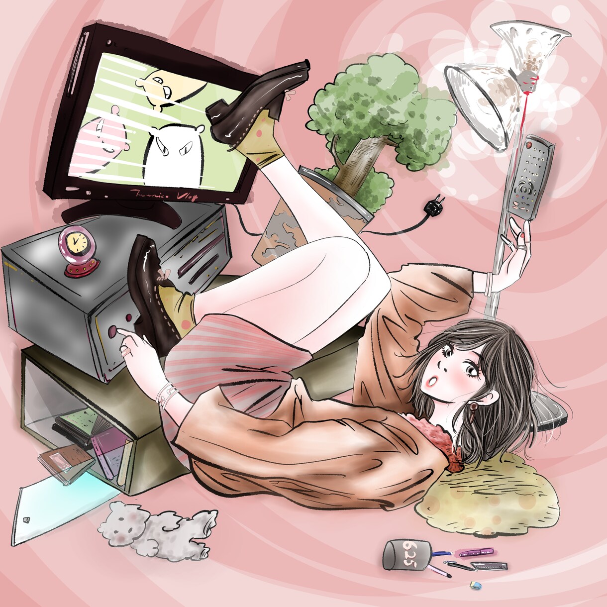 ご指定の要望に合わせてイラストを提供させて頂きます 若者向けのオシャレなデザイン得意な現役イラストレーターです！ イメージ5