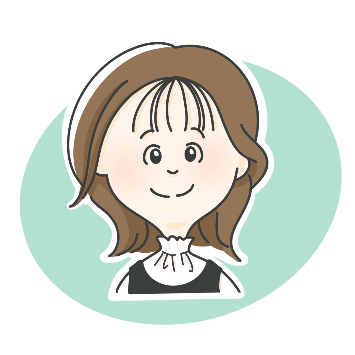 SNS用かわいいタッチの似顔絵アイコン描きます シンプル可愛い似顔絵描きます。即日対応可！SNSにどうぞ♪ イメージ4