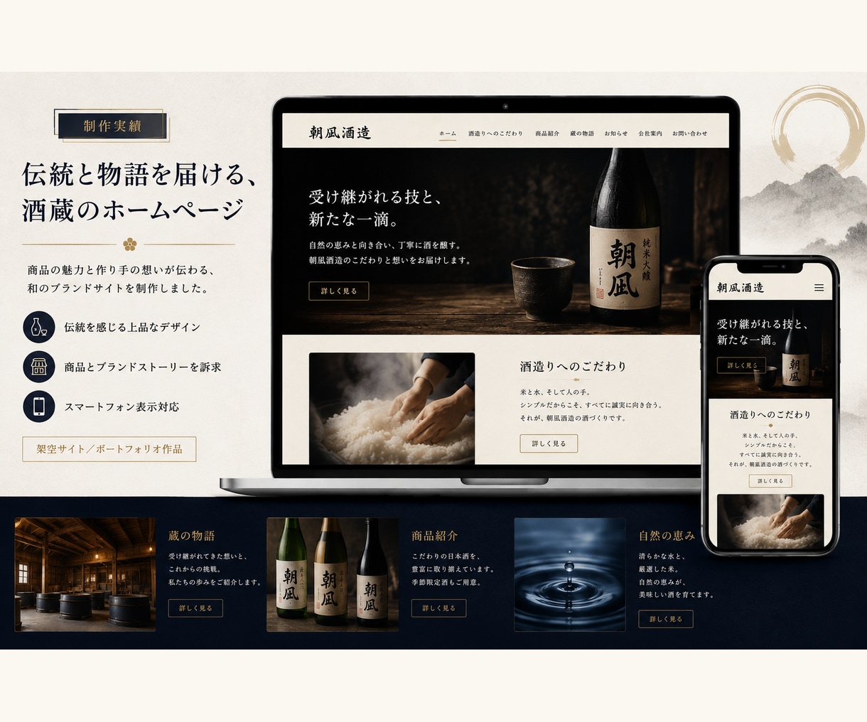 低価格で洗練されたホームページを制作します まずはネットにお店の顔を。小規模事業者向け高品質デザイン イメージ7
