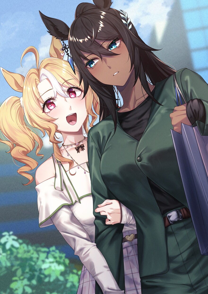 一枚イラスト、描きます 美少女・百合・二人組のイラストが得意です。 イメージ7