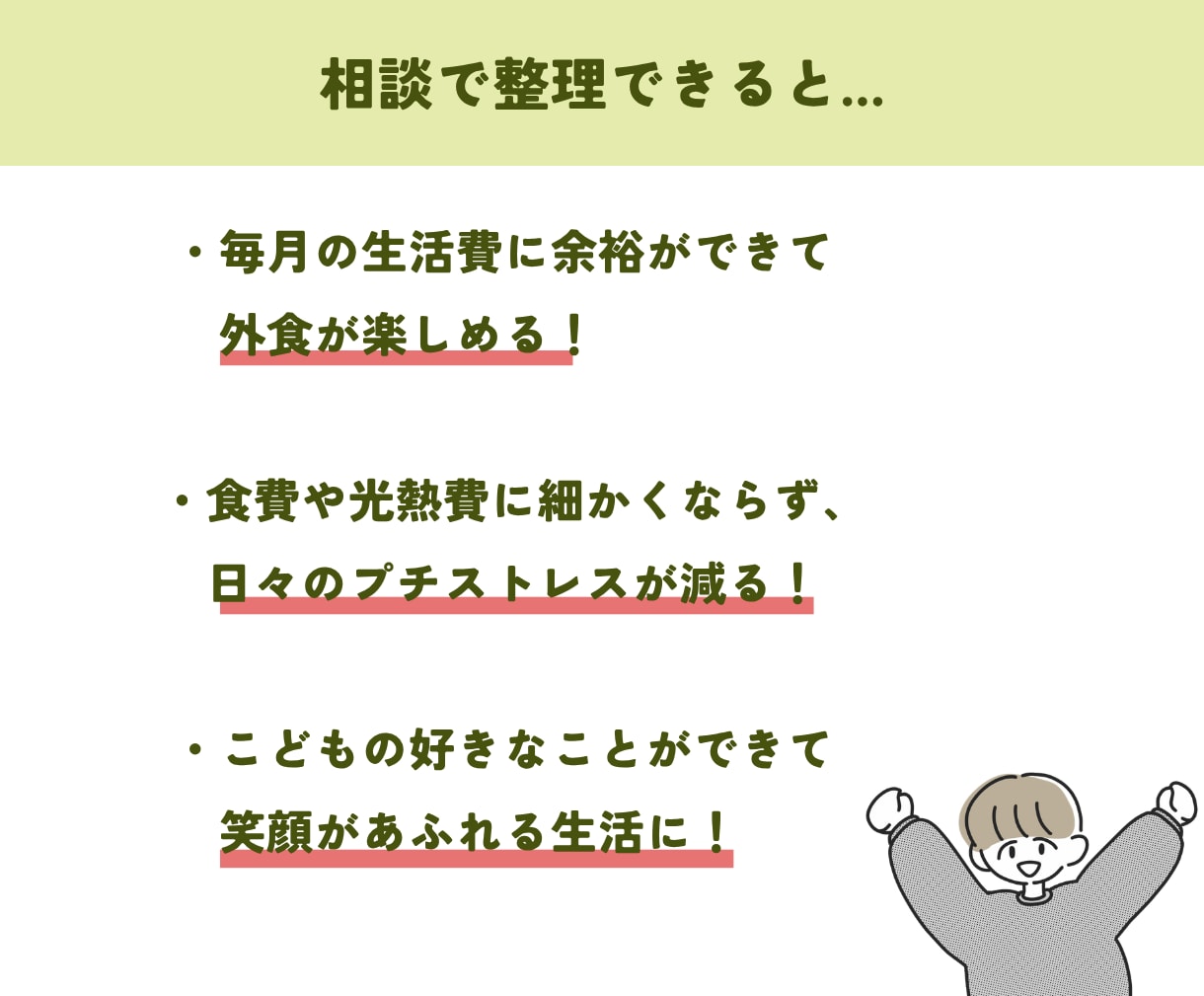 家計を整えて、毎月貯まる仕組み作ります 家計の4つのグループ分けとお金の管理方法を身につけよう イメージ5
