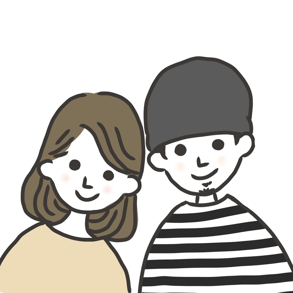 北欧風ほっこりにがおえ描きます 外国の絵本キャラクターのような雰囲気で イメージ5