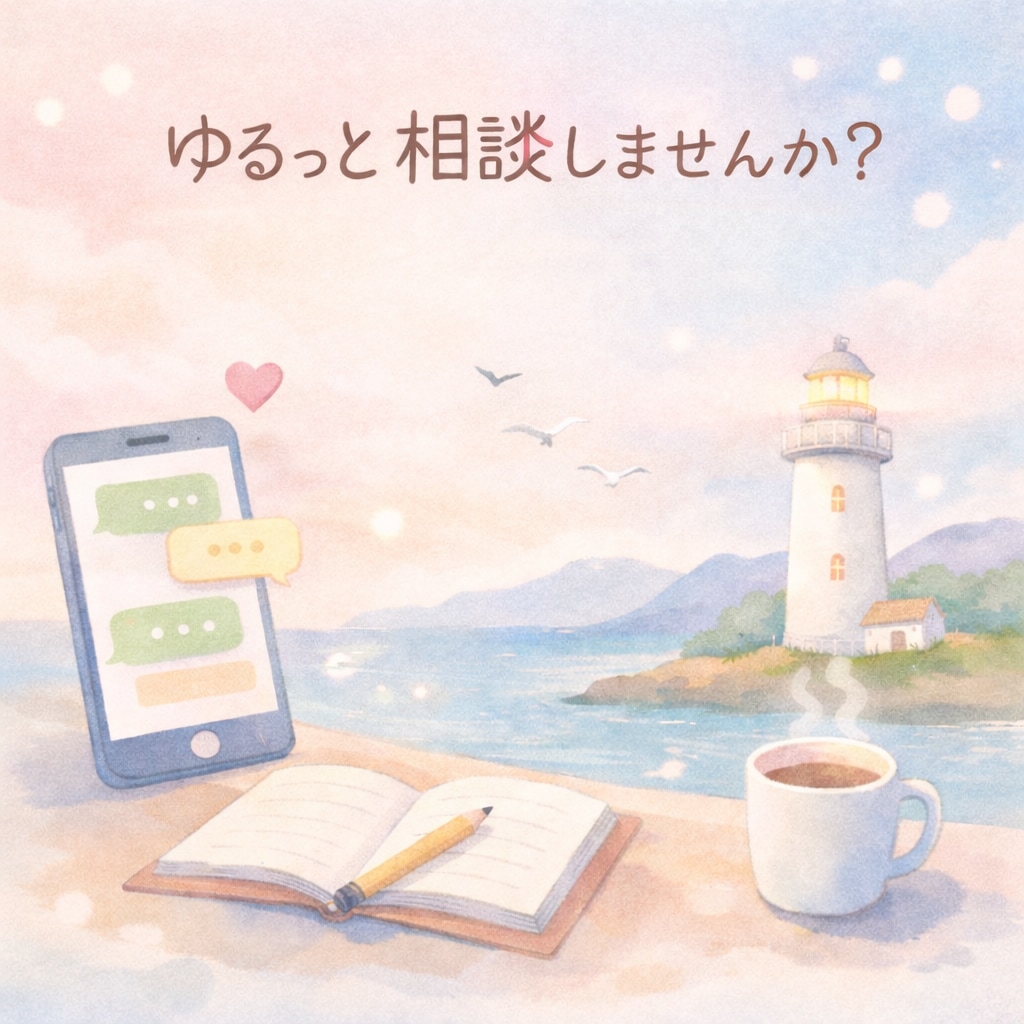はじめての方へ｜ゆる相談チャット受け付けます ちょっと話したい、整理したいそんな時の優しい相談窓口です イメージ1