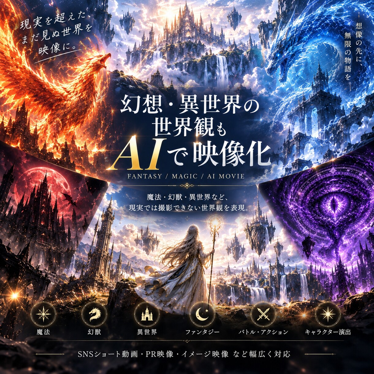 実写風AIショート動画を制作します 撮影できない世界観をAIで映像化します イメージ7