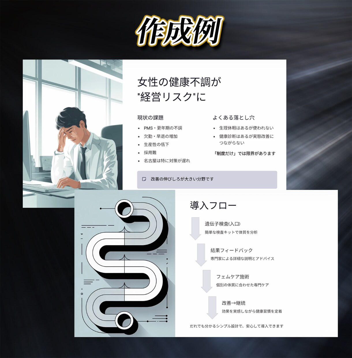 結果につながる洗礼されたプレゼン資料を作ります 強みを活かし、誰が見てもわかるプレゼン資料を作成いたします イメージ4