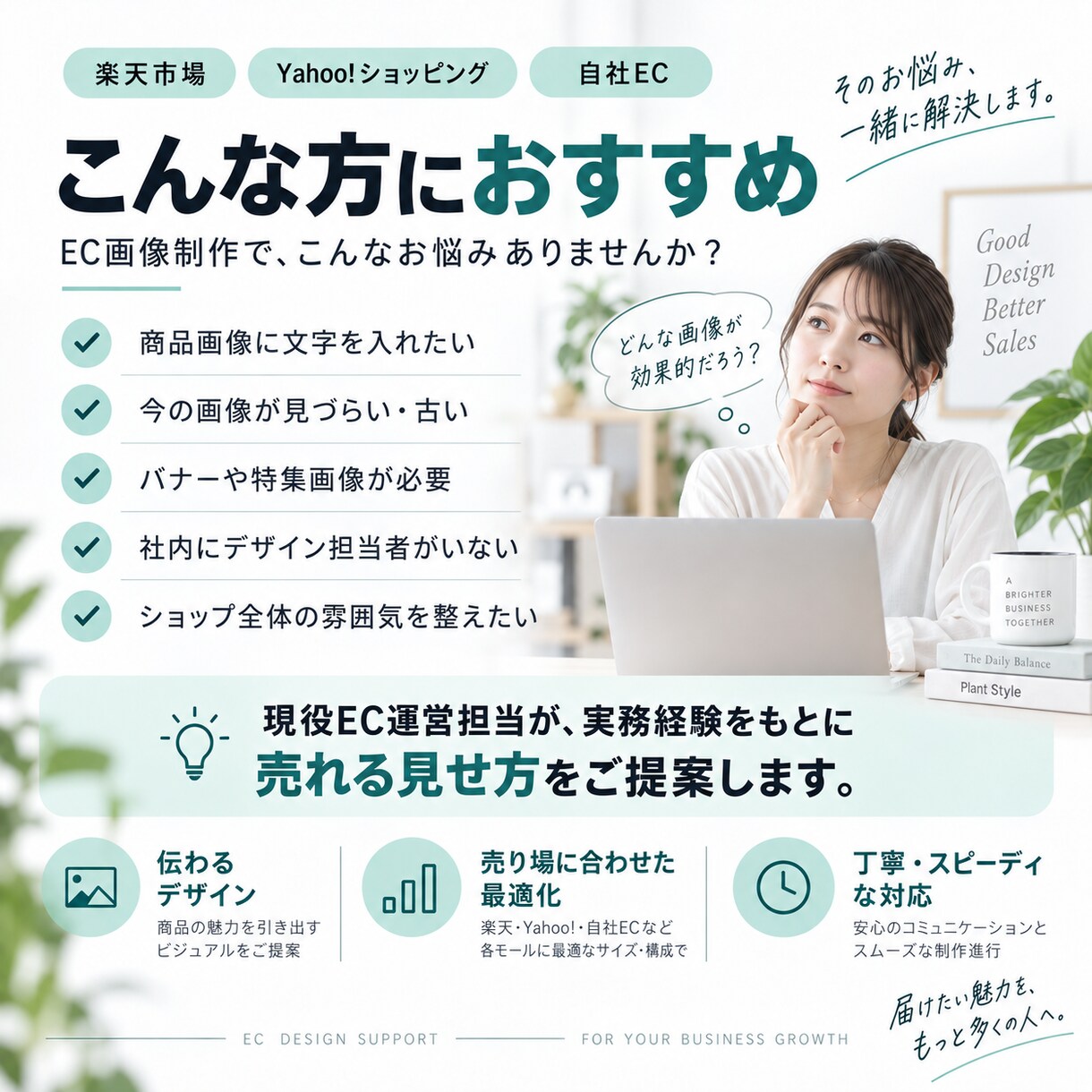 楽天・Yahoo!・自社ECの商品画像を制作します 売り場に合わせた商品画像・バナーを実務経験者が制作します イメージ3