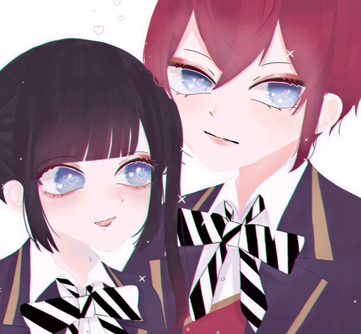 最短翌日完成SNSのアイコン等をお描きします アイコンの他にも夢絵やサムネイル等も受け付けております！ イメージ4