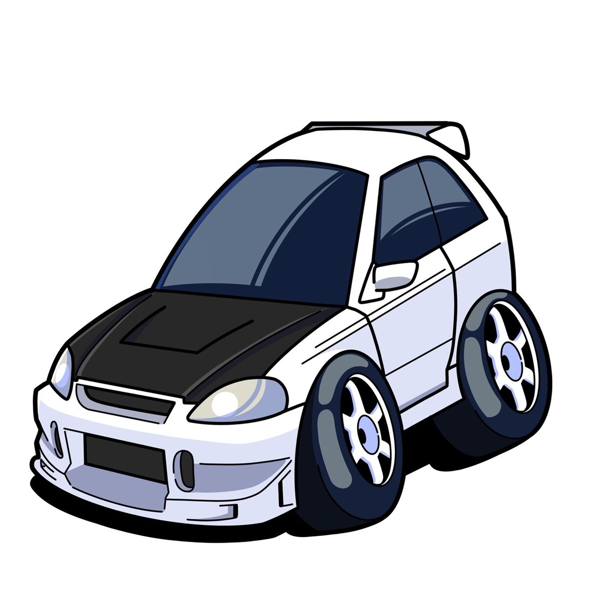 愛車のイラストにします オリジナルグッズなどのイラストに利用してください！ イメージ3