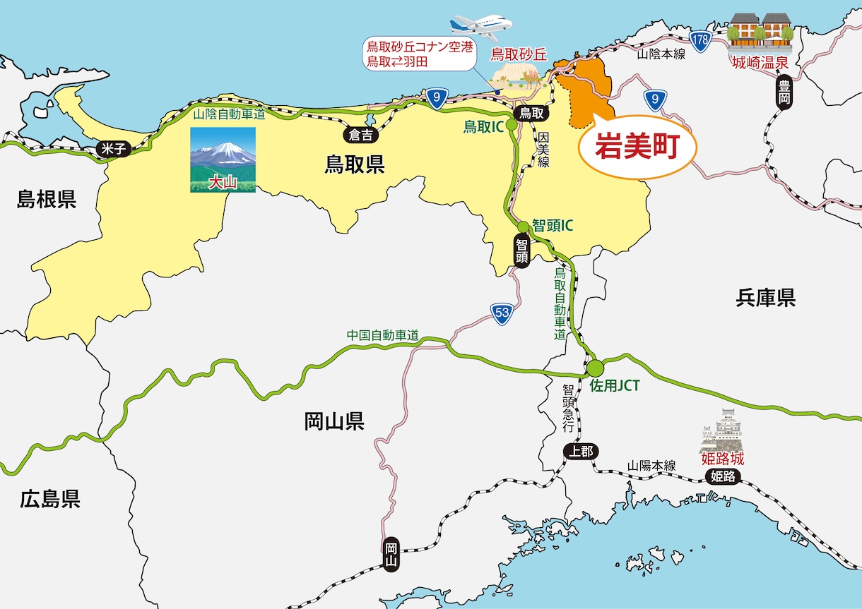店舗や企業様向け HP掲載用高品質地図作成します 商用利用OK/ai納品可能/柔軟なデザイン対応 イメージ4