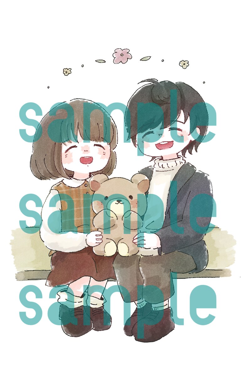 かわいらしい似顔絵やイラストを描きます 誕生日や自身のSNSアイコンなど、幅広く使えます◎ イメージ4
