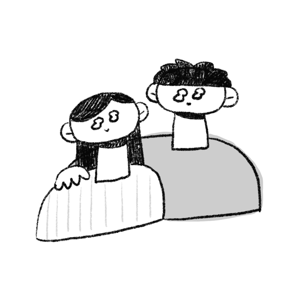 ゆるくてかわいいイラストアイコン作成します 小物追加何点でも無料☆シンプルで柔らかい鉛筆タッチです イメージ1