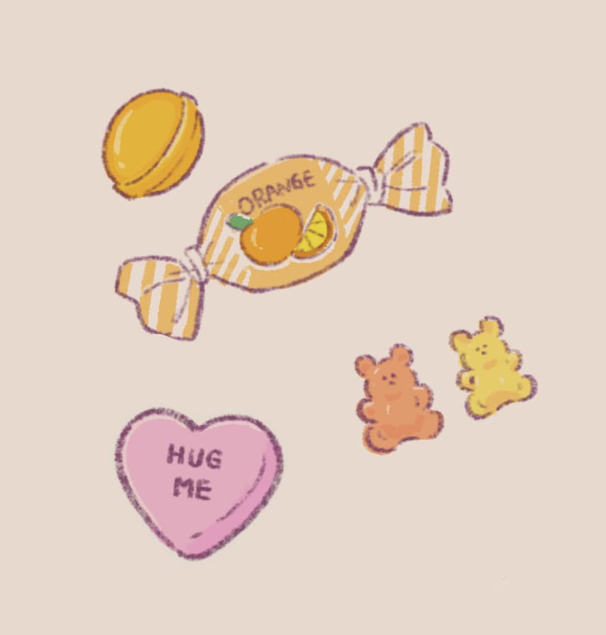 可愛いちょっと個性的なカットイラスト制作します カットイラスト商用利用可○ 挿絵お洒落80's  ポップ イメージ2