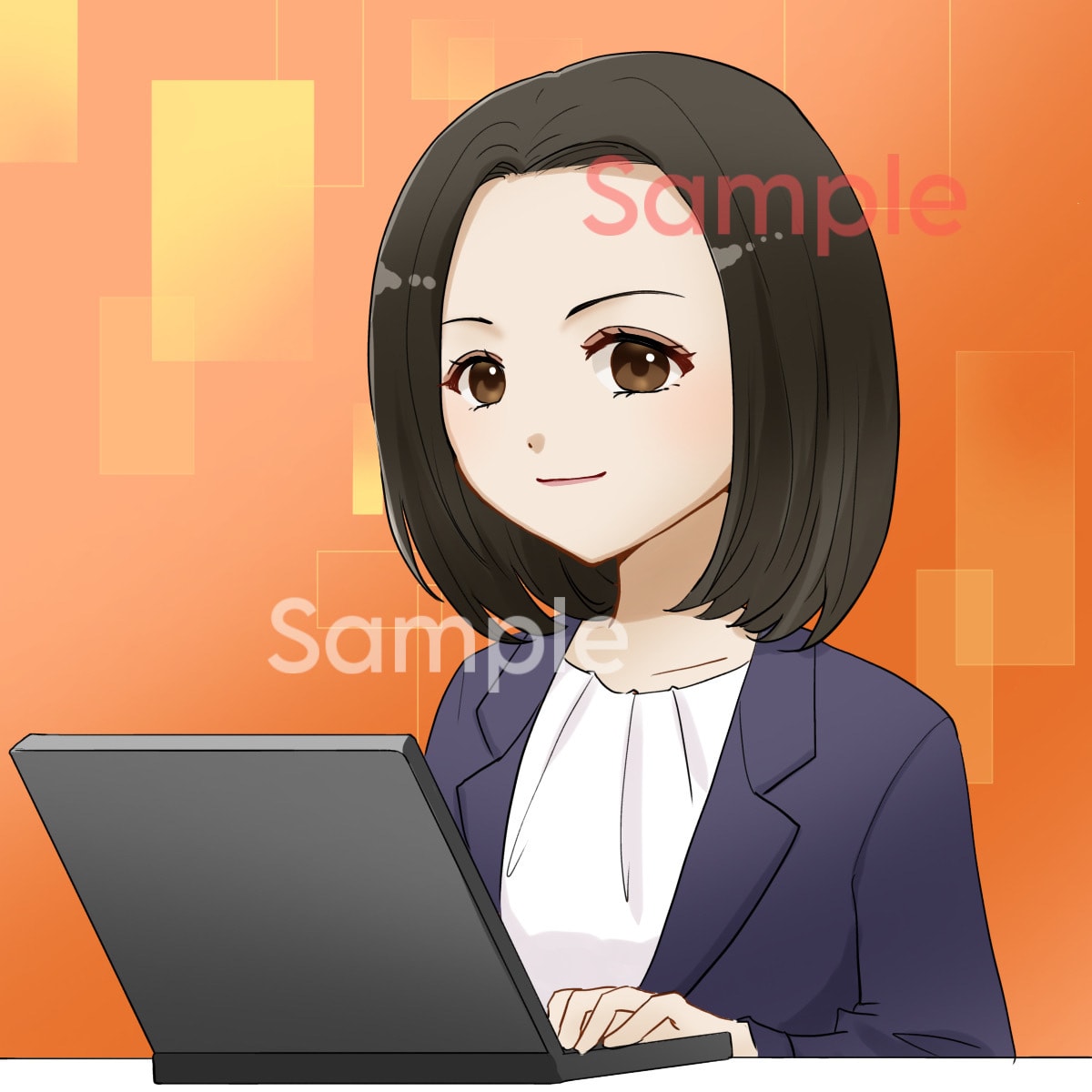 好印象アイコン・イラスト全般作成します アイコンで好印象！SNS、ブログ、ビジネス、似顔絵OK イメージ3