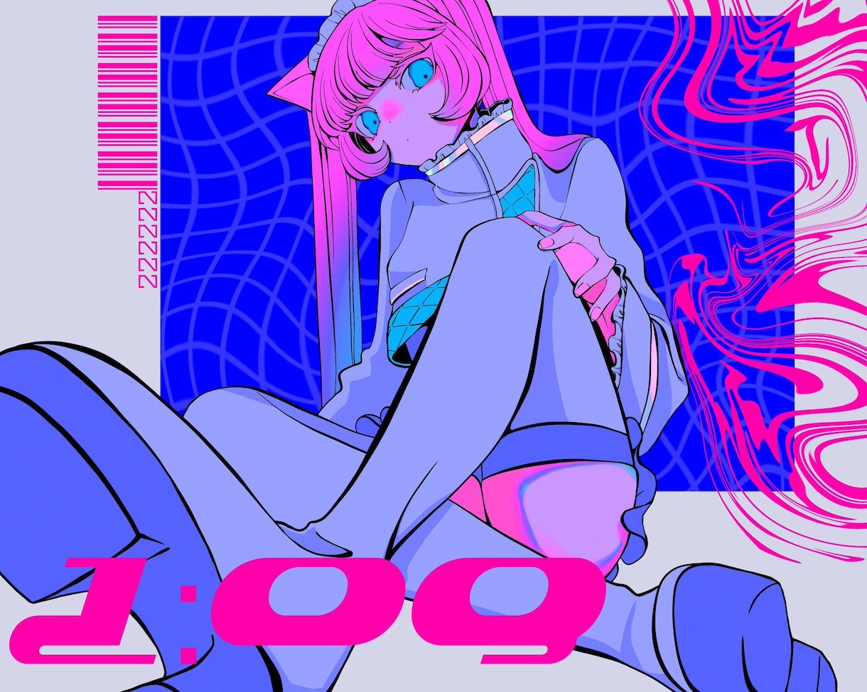 商用可！映える色彩の目立つイラスト描きます ☆目を引くイラストでCDジャケット、MV、Vtuberなど！ イメージ5