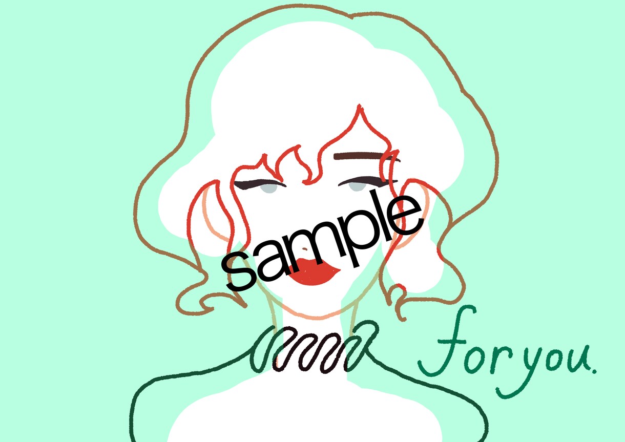 シンプルな似顔絵かきます アイコンやブログに似顔絵をつかってみたいあなたへ！ イメージ1