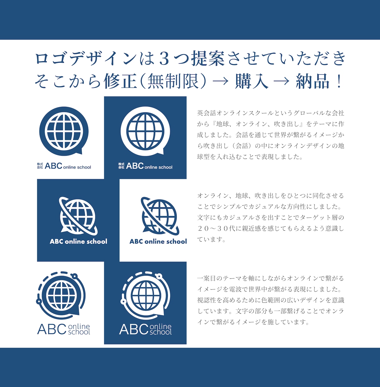 ロゴデザイン、想いを込めて作ります 想い込めたシンプル。だから流行りに流されず生き続ける。 イメージ2