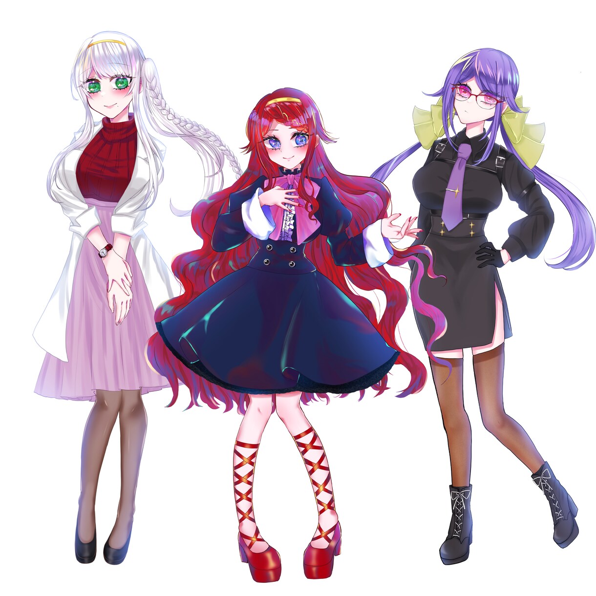 TRPGなどで使う立ち絵イラスト制作いたします ゲームや創作に使える可愛い女の子や男の子のキャラデザします！ イメージ4
