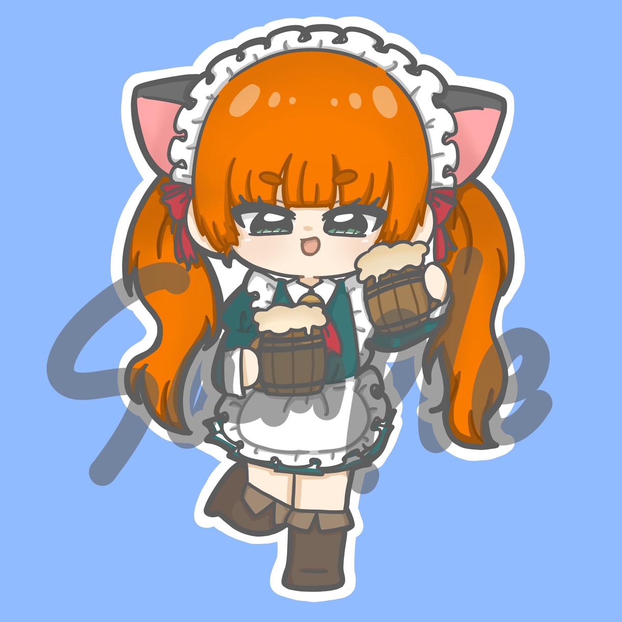 アイコンやグッズに使えるゆるいイラスト描きます 商用利用OK◎ゆるっとした似顔絵、キャラクター得意です！ イメージ2