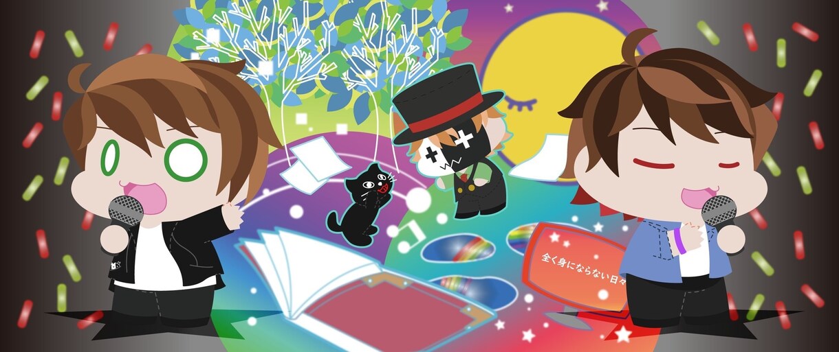 あなたのお写真、イラストを元に2頭身を描きます ちびキャラを描くのは苦手という方や、可愛い絵が欲しい方へ イメージ4
