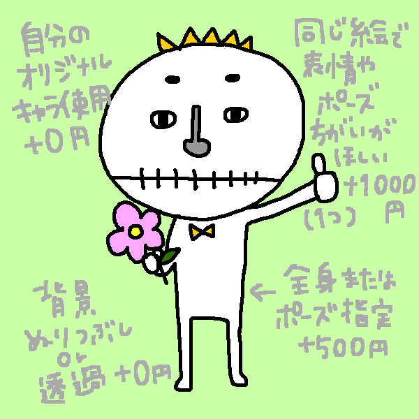 似顔絵やオリジナルキャラのイラスト作成します 自分の似顔絵をアイコンや名刺に載せたい人にオススメ！ イメージ7