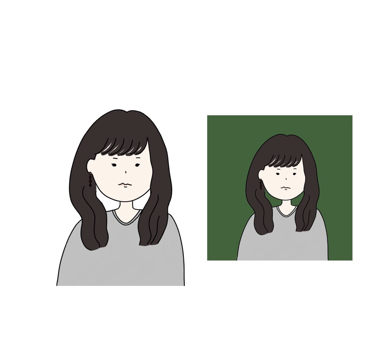 最低価格！シンプルな似顔絵／イラストお描きします 様々なご依頼に柔軟に対応いたします！！ イメージ6