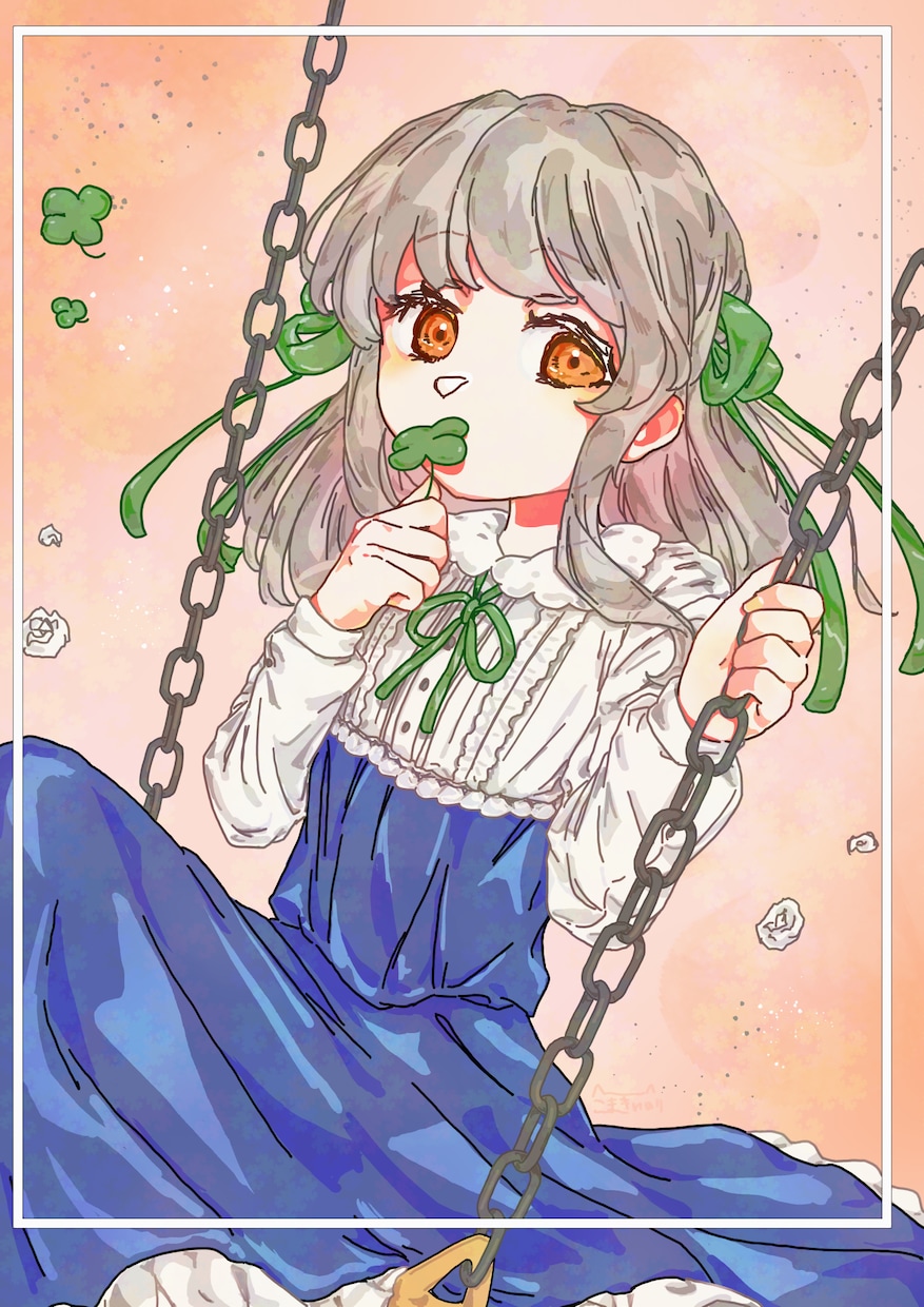ポップでかわいい美少女イラストお描きします 叙情的で深い物語性と、キャラの実在感を重視したイラストです！ イメージ1