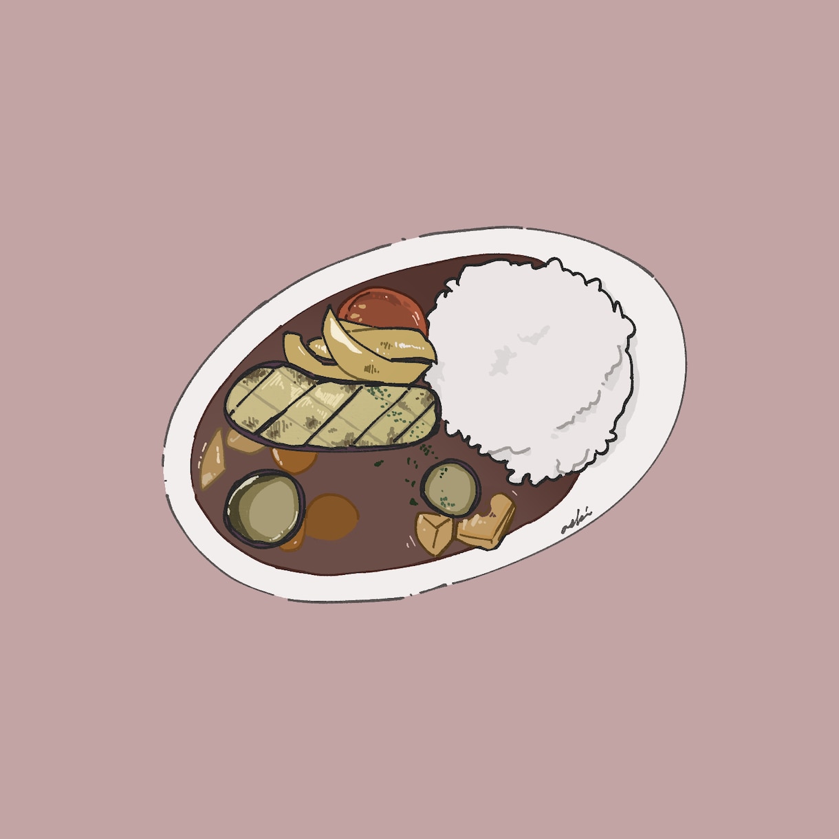 商用可！かわいい食べ物イラスト描きます スイーツもご飯もシンプルで見栄えするイラストに。 イメージ2