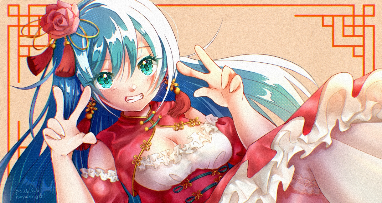 配信・サムネ・ヘッダー・一枚絵の女の子描きます かわいい女の子を丁寧なヒアリングで形にします♪ イメージ1