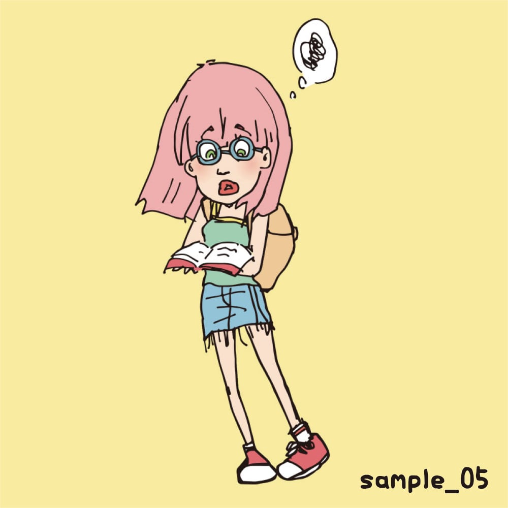 ポップかわいいイラスト描きます アメリカンでかわいいイラストがほしいあなたにお答え♪ イメージ3
