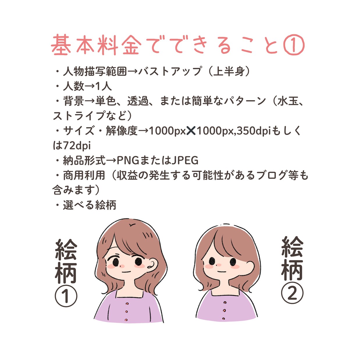 商用利用OK!目を引くアイコン描きます あなただけのアイコン＊選べる絵柄でコンテンツを彩ります イメージ4