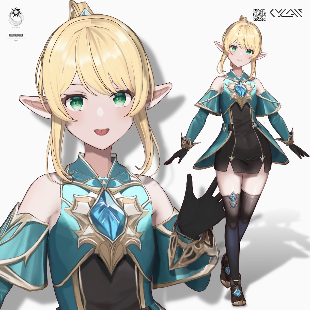 VRoidStudio製3Dモデリングを承ります あなただけのアバターを制作させて頂きます。 イメージ9
