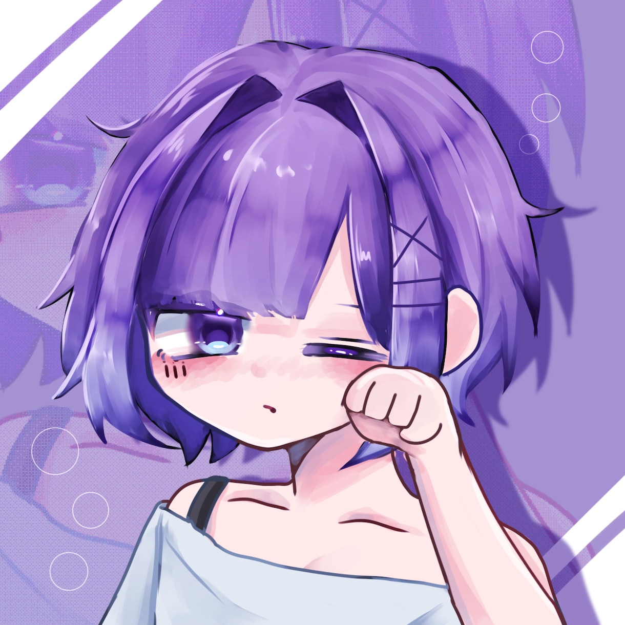 1000円でゆる可愛いイラスト"2枚"描きます アイコンに使いやすい可愛いイラスト安価で提供 イメージ3