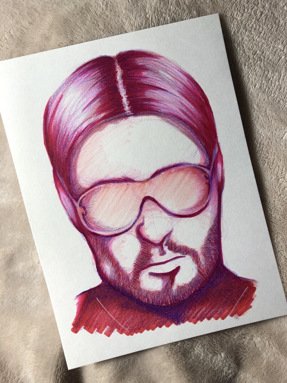 あなたの好きな俳優・女優の似顔絵を描きます コピック・色鉛筆で味のある絵を画きます！ イメージ2