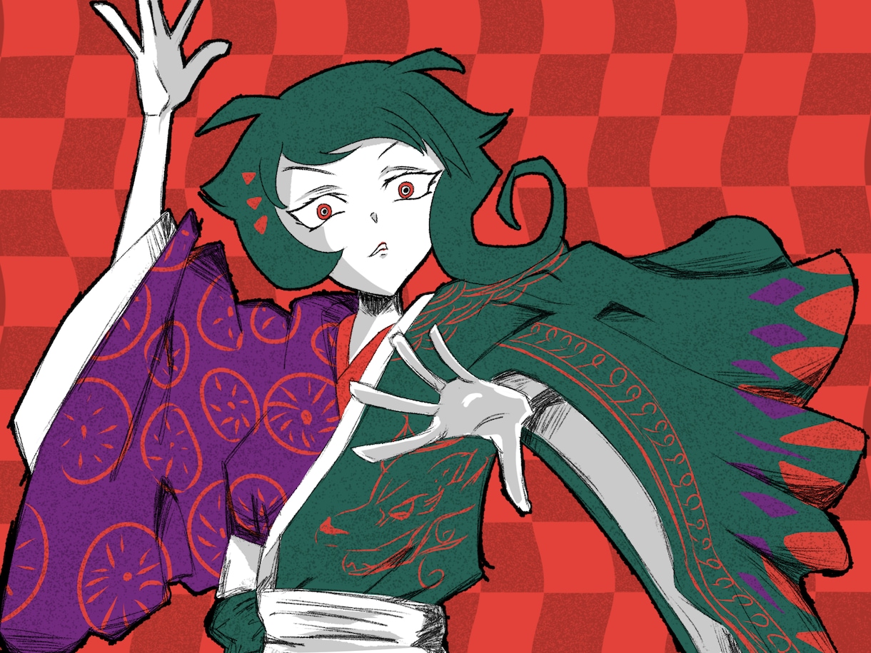ボカロ、歌ってみた等のMVイラスト作成します 本家に寄せたイラスト(アニメーション、live2d可) イメージ2
