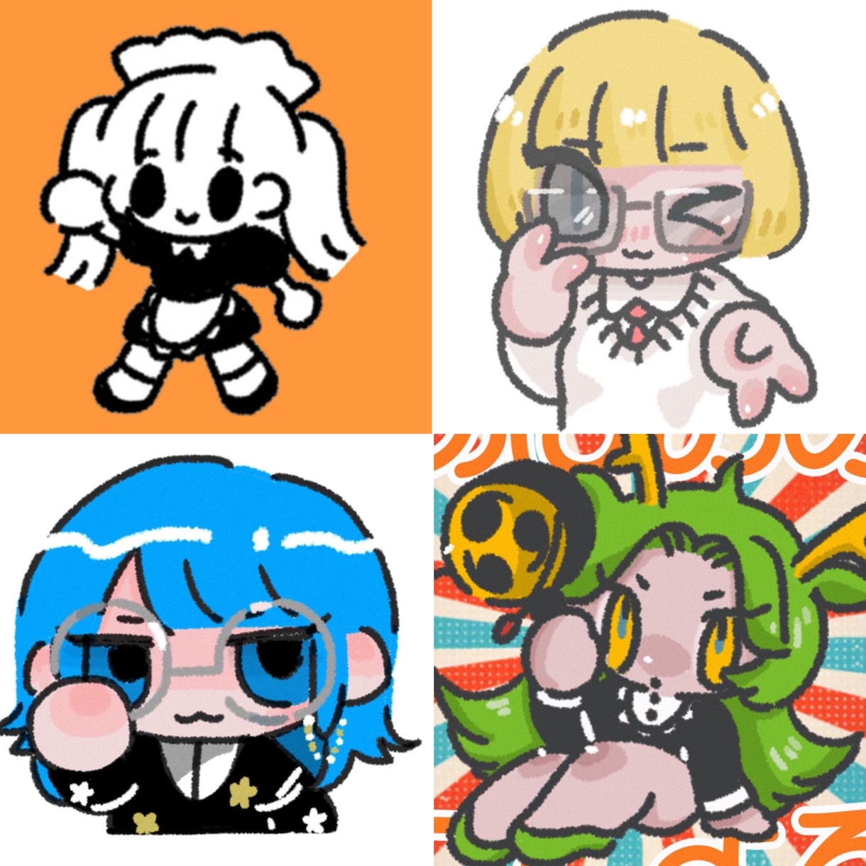 ゆるかわいいアイコンなどを制作します ♡SNS等アイコンゆるかわいくしてみませんか♡ イメージ1