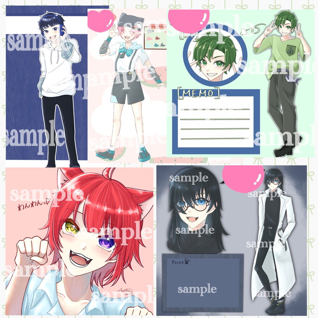 SNS使用OK！イラスト作成します 男の子から女の子まで、夢絵ok版権はお断りさせていただきます イメージ3