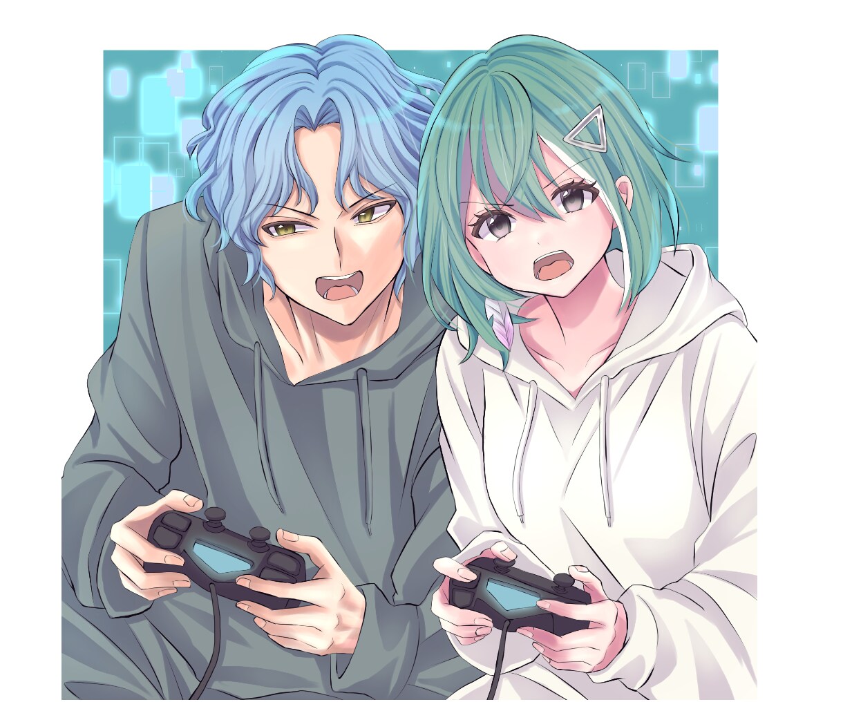 ハイクオリティなペア画お描きします ハイクオリティなペア画お描きします！カップル絵など イメージ6