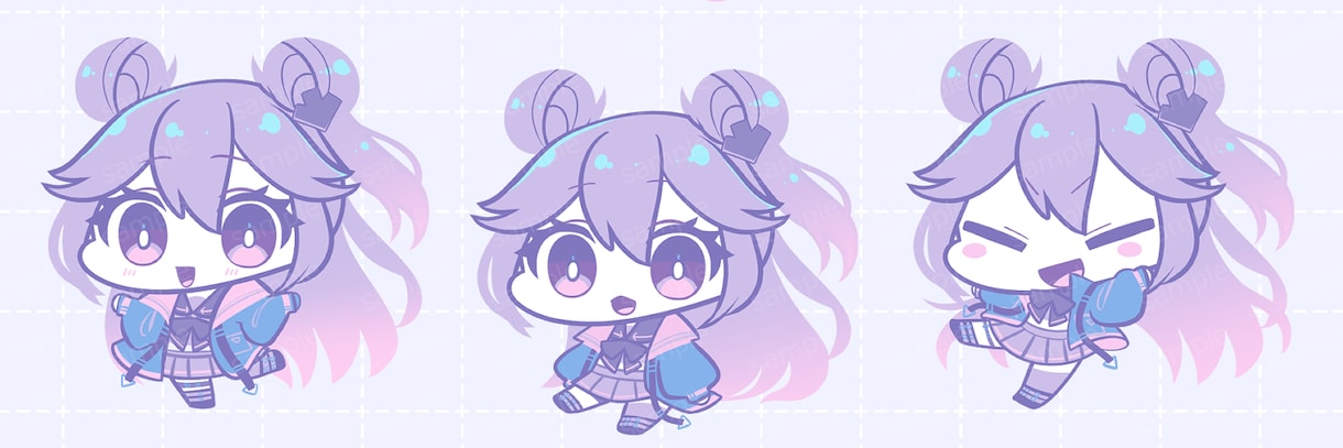 ちびキャラがわちゃわちゃしてるイラスト描きます 使い方さまざま！とてもかわいいよ！ イメージ10