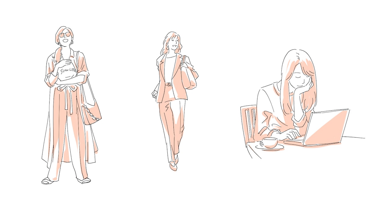 シンプルでおしゃれなイラスト描きます 商用可能。ご希望のイメージに合わせて制作いたします。 イメージ3