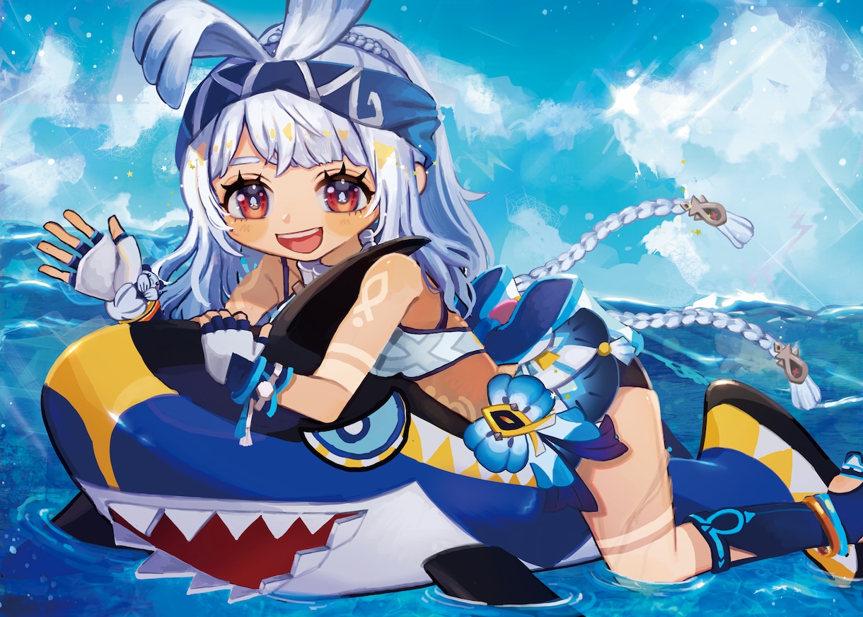 1週間で納品可能！1枚1枚心を込めてお描きします SNSで目を引くかわいい厚塗り風イラストはいかがですか？ イメージ3
