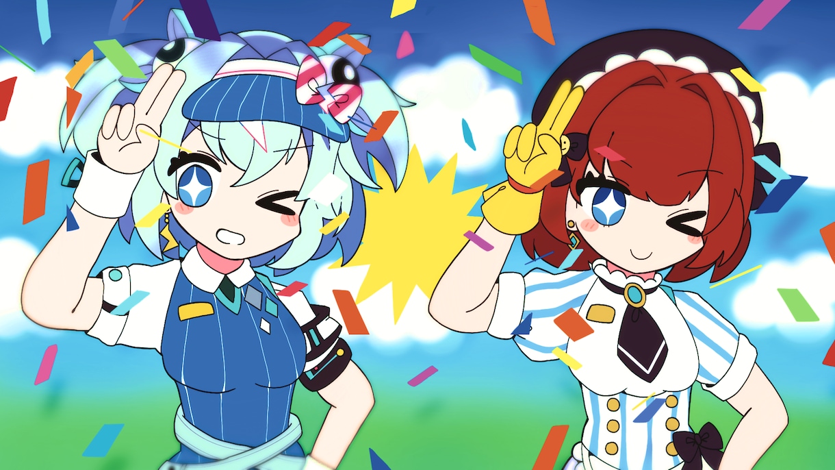 歌ってみた、動画イラスト描きます お急ぎ便7日〜納期あります!絵柄寄せも可能です◎ イメージ7