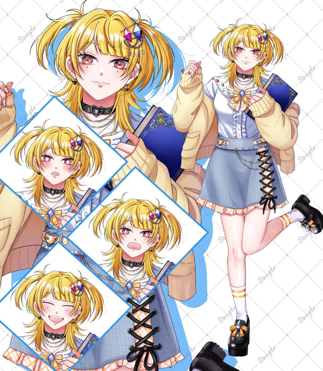 12月まで！全身立ち絵表情3つ5000円で描きます 「依頼してよかった」と思える対応とクオリティを心がけています イメージ3