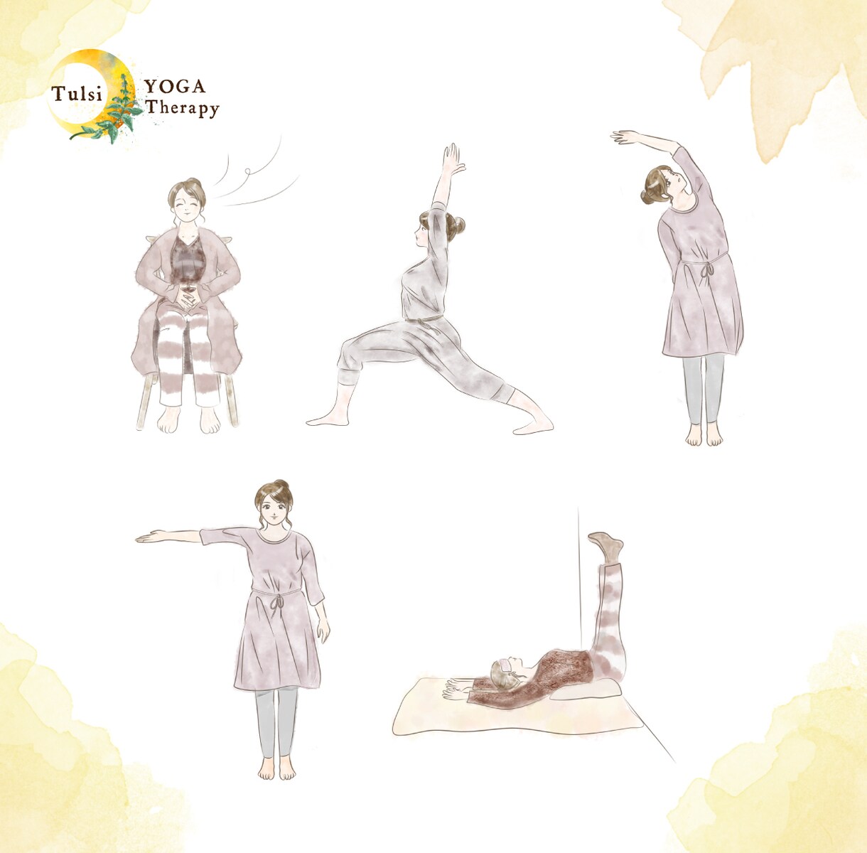 Tulsi様専用イラストページになります 線画や水彩メインのシンプルテイストイラスト描きます。 イメージ1