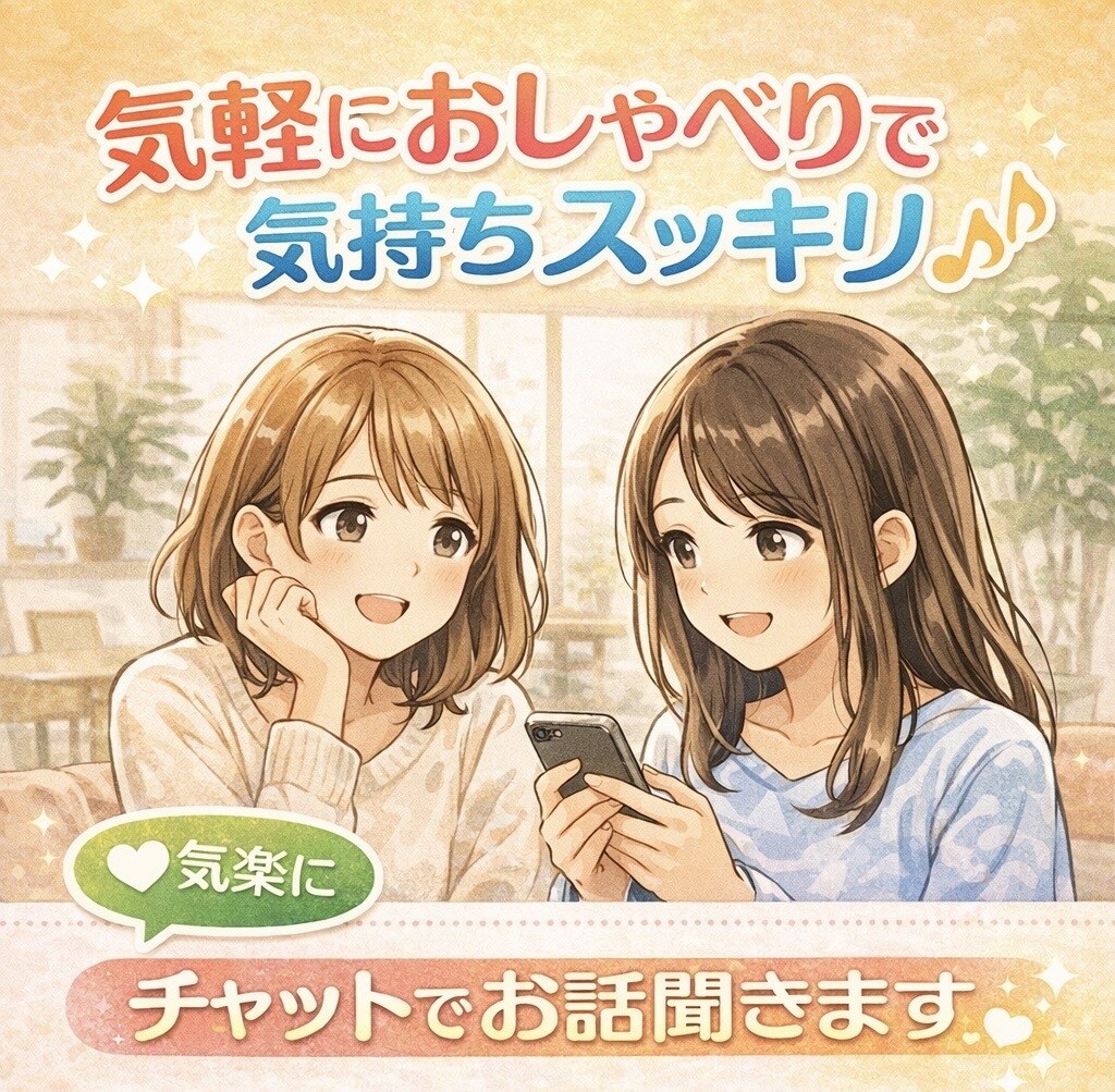 チャットであなたの話を聞きます 〜AIじゃなく「人」に伝えたい時に〜 イメージ1