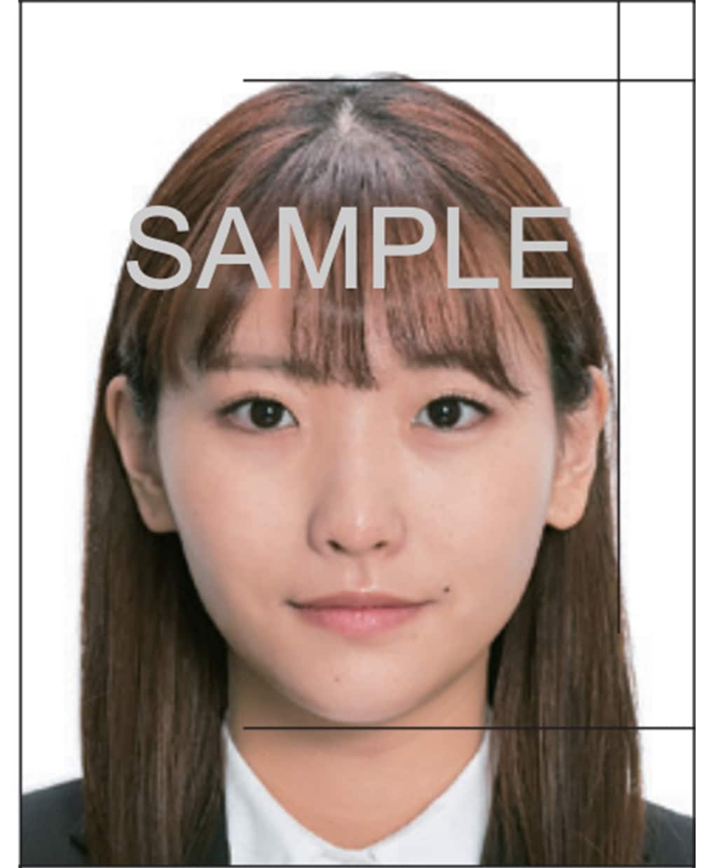 パスポート証明写真をオンライン申請用に仕上げます 【スマホ写真でOK】規定に合わせた面倒な加工を格安提供！ イメージ1