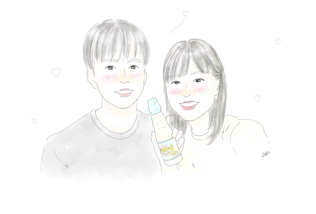 ゆるふわオシャレな似顔絵イラストお描きします 誕生日/記念日/出産、結婚祝いのギフトやプレゼントにも♡ イメージ9